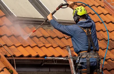 Démoussage et hydrofuge de toiture à Hercé
